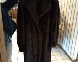 Black diamond ladies
 fur coat size large