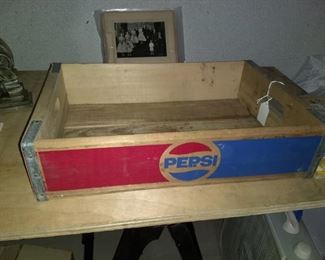 Vintage Pepsi-Cola crate