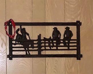 Cowboy Metal Wall Art