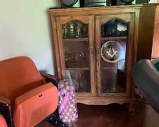 Display Cabinet with Glass Doors