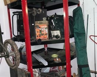 Craftsman Corner Metal Shelf