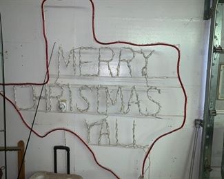 Merry Christmas Yall Outdoor Sign