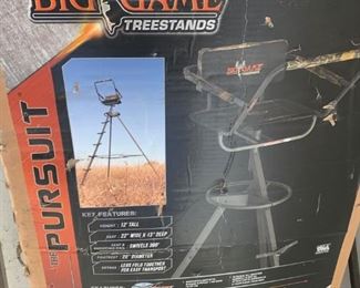 Big Game Treestand The Pursuit Tripod Stand, New in Box