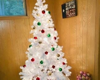 White Christmas Tree