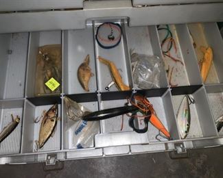 Fishing Tackle Boxes and Vintage Lures