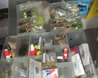 Fishing Tackle Boxes and Vintage Lures