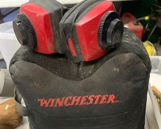 Winchester Gun Rest, Ear Protectors