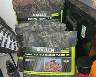 New ALLEN Omnitex 3D Blind Fabric and Camo Burlap