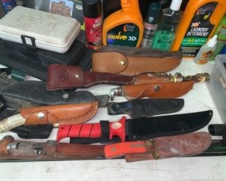 Hunting Knives....Several