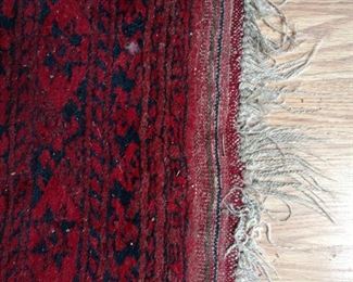Huge silk vintage rug. Beautiful!