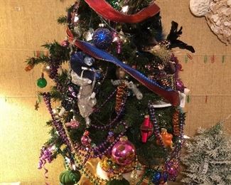 Marsh Gras tree fully decorated - ready for you to take home!