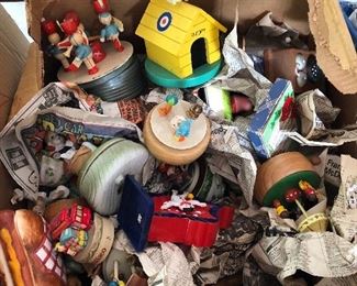 Just discovered a bunch of music boxes from the 60’s and earlier!!
