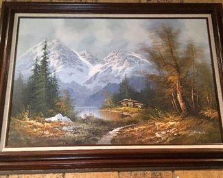 ONE OF MANY OIL PAINTINGS