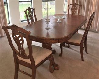 FABULOUS FORMAL DINING TABLE AND CHAIRS