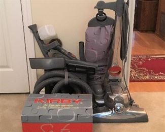 BOUGHT RECENTLY LIKE NEW KIRBY VACUUME SYSTEM WITH LOTS OF EXTRAS.