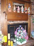 Antique Oak Mantle is for Sale