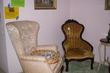 Pink Wingback Chair