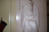 Wedding dress w/train