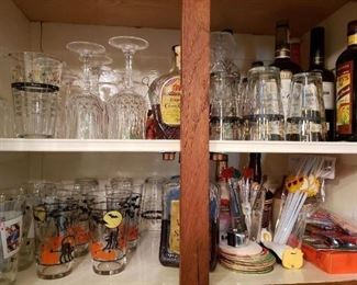 Barware and glasses