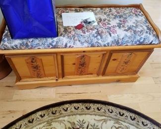 Cedar Chest with Pad on Top