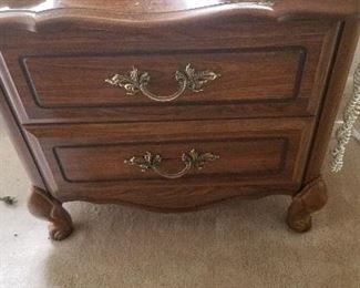 One of two nightstands