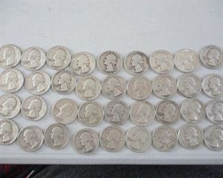 washington silver quarters