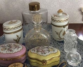 Trinket Boxes and Perfumes