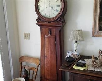 Antique Floor Clock waiting for some TLC