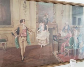 This is a wonderful original pastel oil signed by Maker