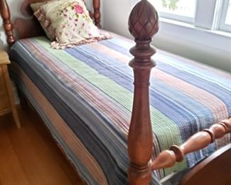 Twin Vintage Bed Post and Mattress