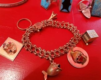 Charm Gold Bracelet