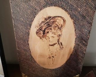 Gibson Girl...Wood Burn