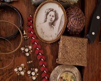 Vintage Bracelets, Earrings, and other precious items.