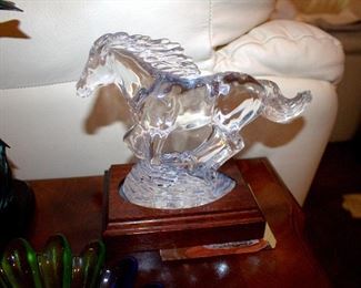 Waterford Crystal "Running Horse" figurine