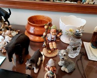 Belleek, Hummel, Waterford, and other collectibles
