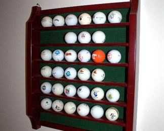 Golf balls / wall rack