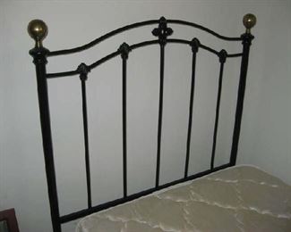 twin metal bed