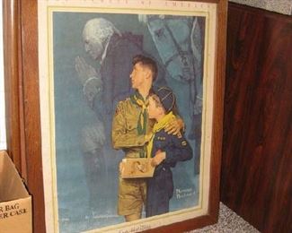 Norman Rockwell "Our Heritage" Boy Scout print
