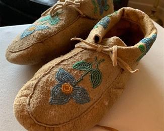 Native American Beaded Moccasin