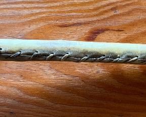 Native American Stone War Club Tomahawk Axe 21in