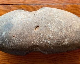 6in Native American stone Axe Head Grooved	 