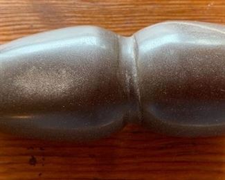 4in Native American Smooth Stone Axe Head	 