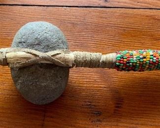 As-IS Native American Stone Head Tomahawk Child	