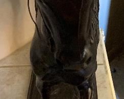 AS-IS Maitland-Smith Bronze Horse Statue