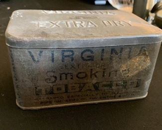 Virginia Smoking Tobacco Tin	 
