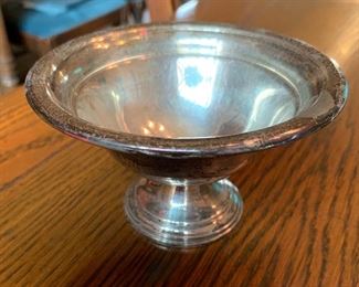 La Pierre Sterling Silver Weighted Dish	 