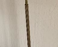 Antique Brass Torchiere 4 Head Floor Lamp