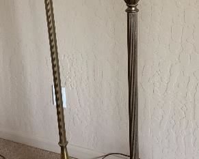 Antique Articulating Arm Floor Lamp