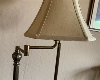 Antique Articulating Arm Floor Lamp