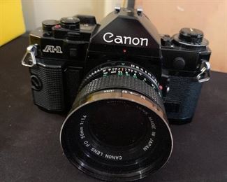 Canon A1 35mm Camera 50mm 1.4 Lens FD	